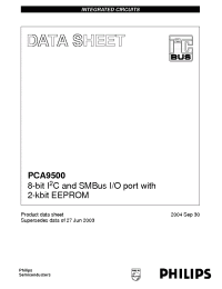 Datasheet PCA9500 manufacturer Philips